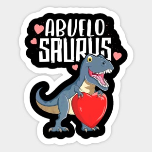 Abuelo Valentine Dinosaur Sticker